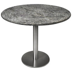 HND Ingrid 4 Seater Granite Dining Table Kashmir White